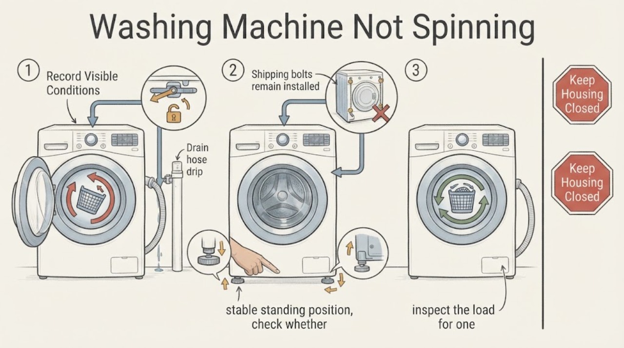 Washing Machine Not Spinning