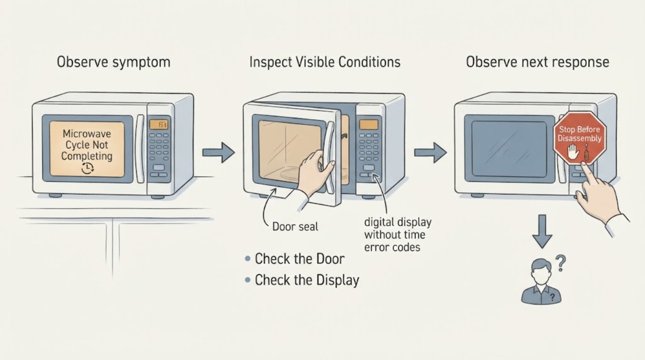 Microwave Cycle Not Completing