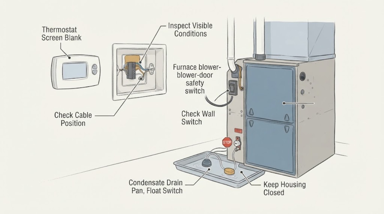 Thermostat Screen Blank