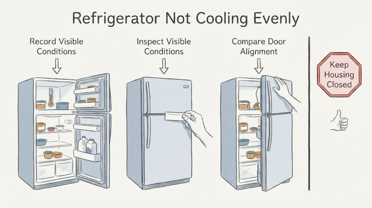 Refrigerator Not Cooling Evenly