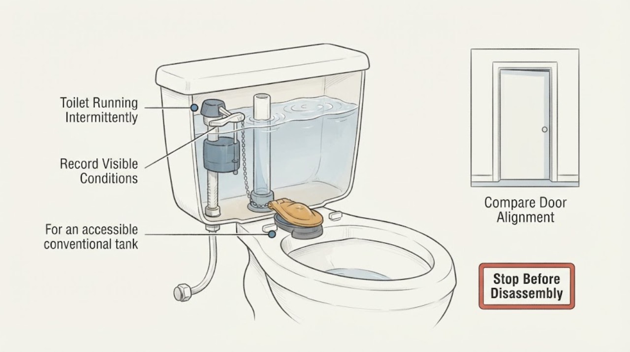 Toilet Running Intermittently