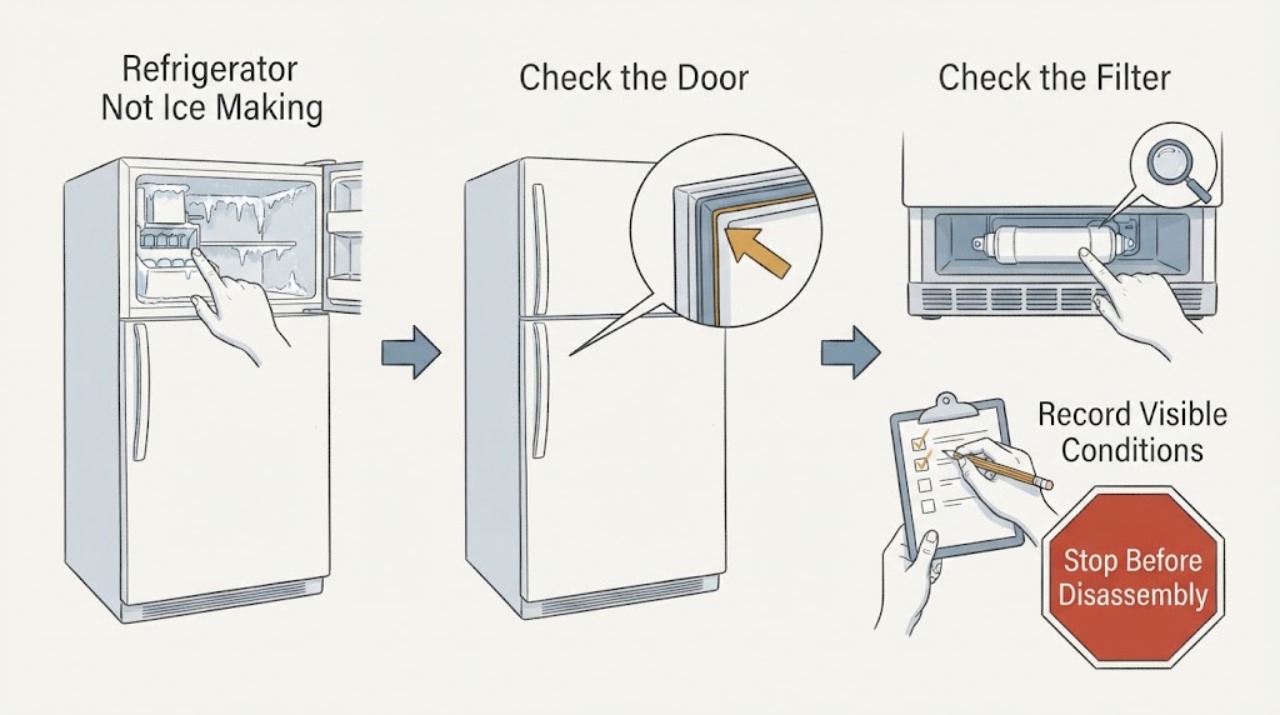 Refrigerator Not Ice Making