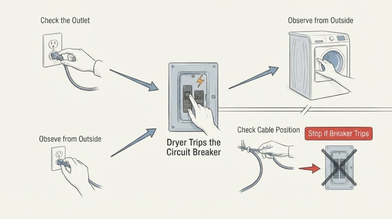 Dryer Trips the Circuit Breaker