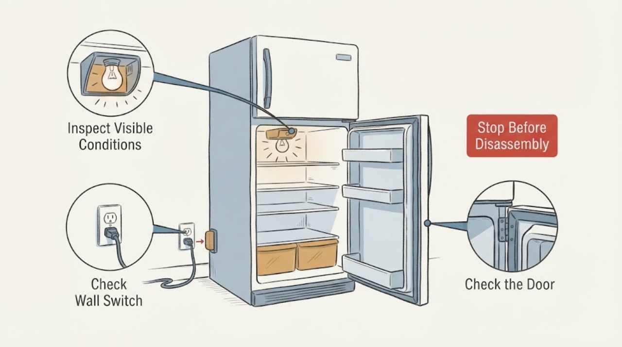 Refrigerator Light Flickering