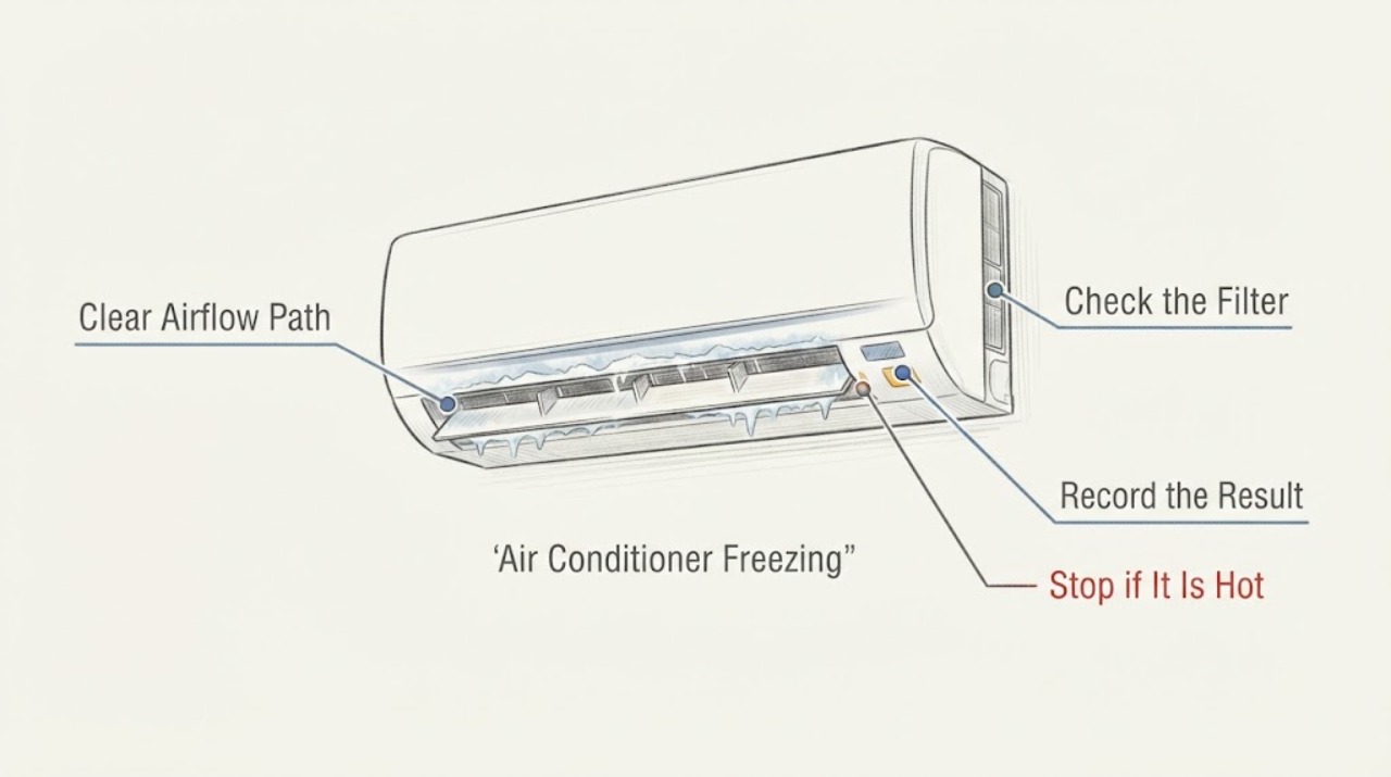 Air Conditioner Freezing