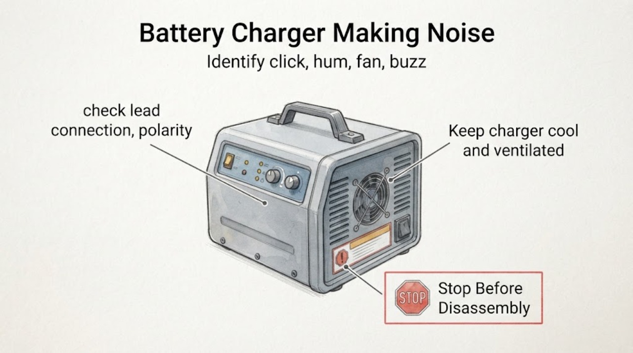 Battery Charger Making Noise