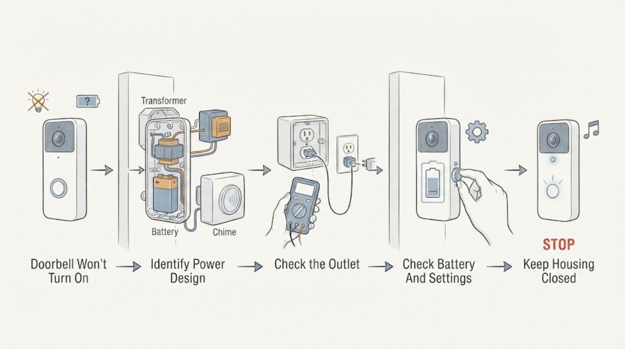 Doorbell Won't Turn On