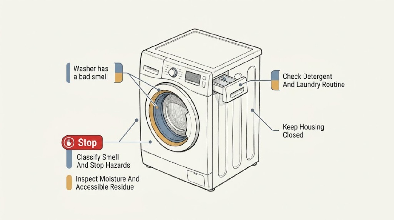 Washer has a bad smell