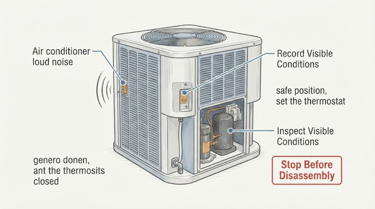 Air conditioner loud noise