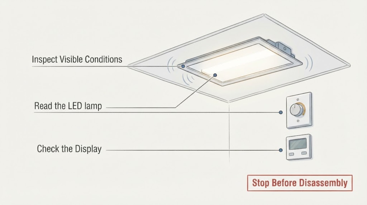 Light fixture buzzing remains on