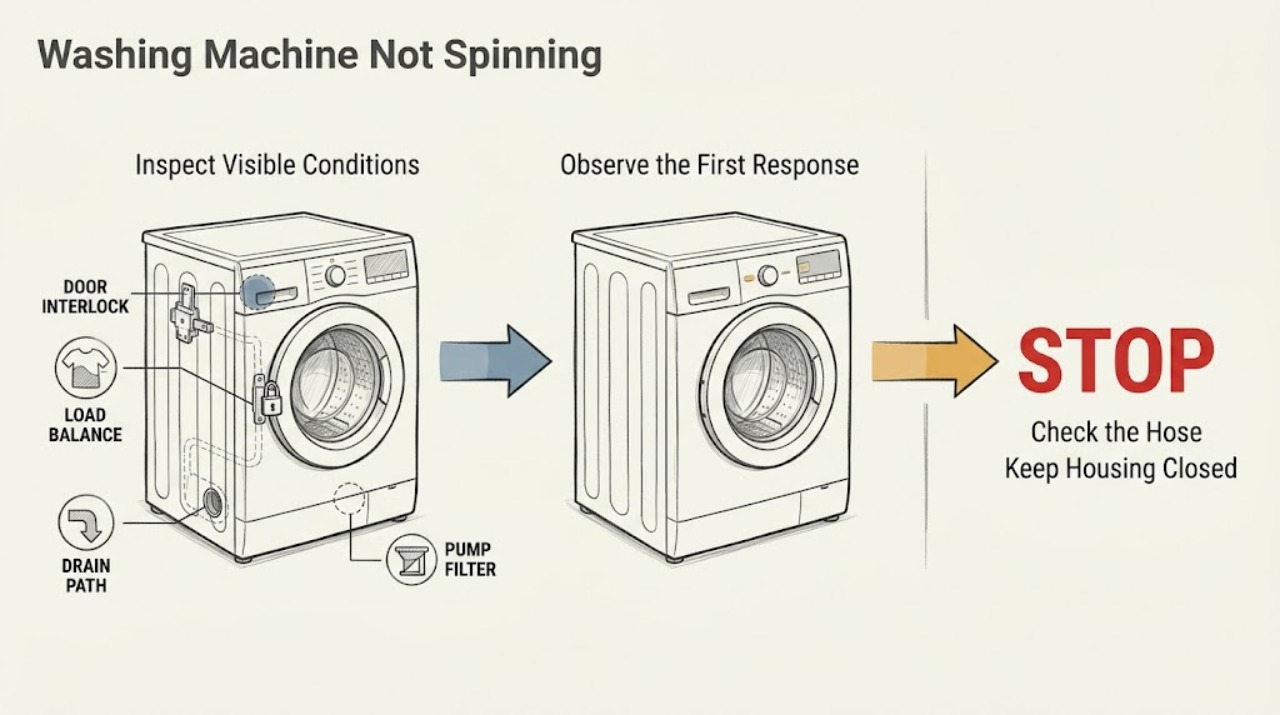 Washing Machine Not Spinning