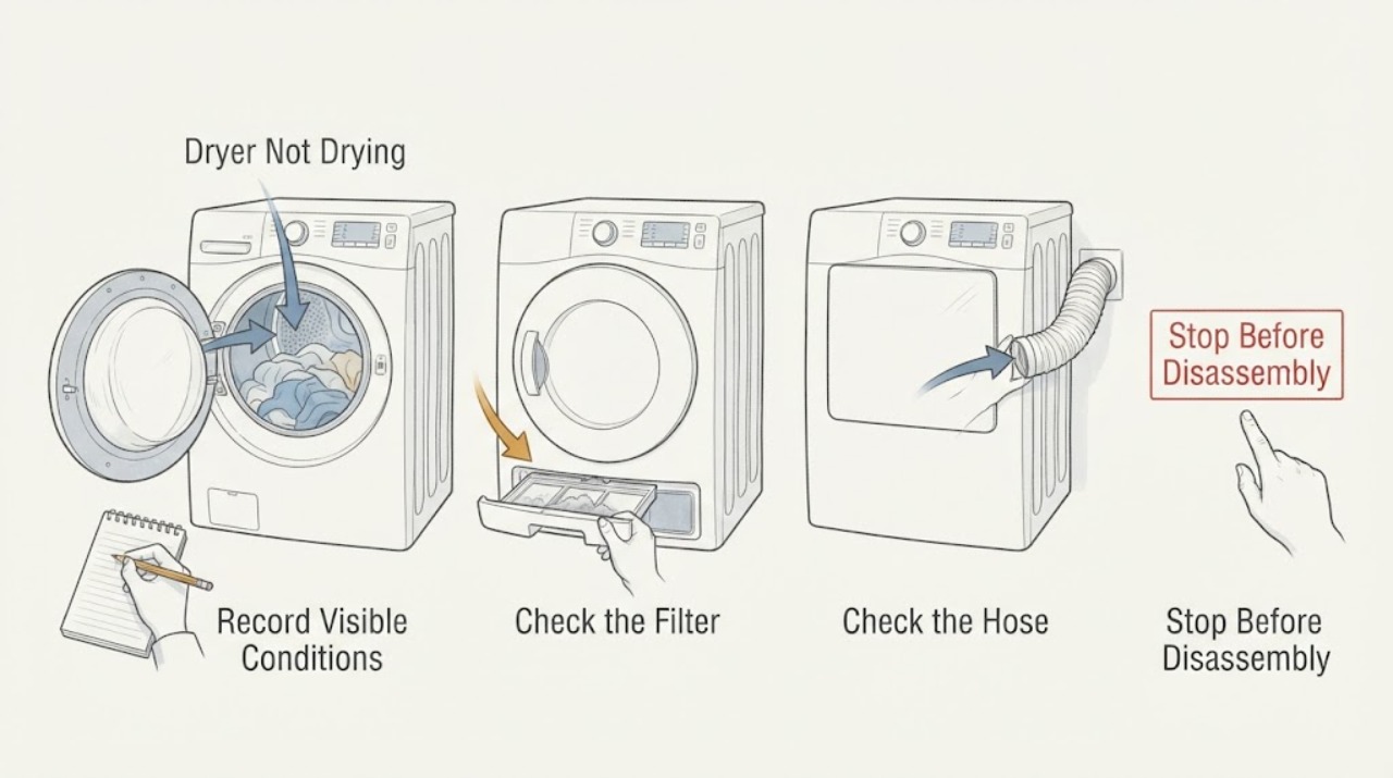 Dryer Not Drying