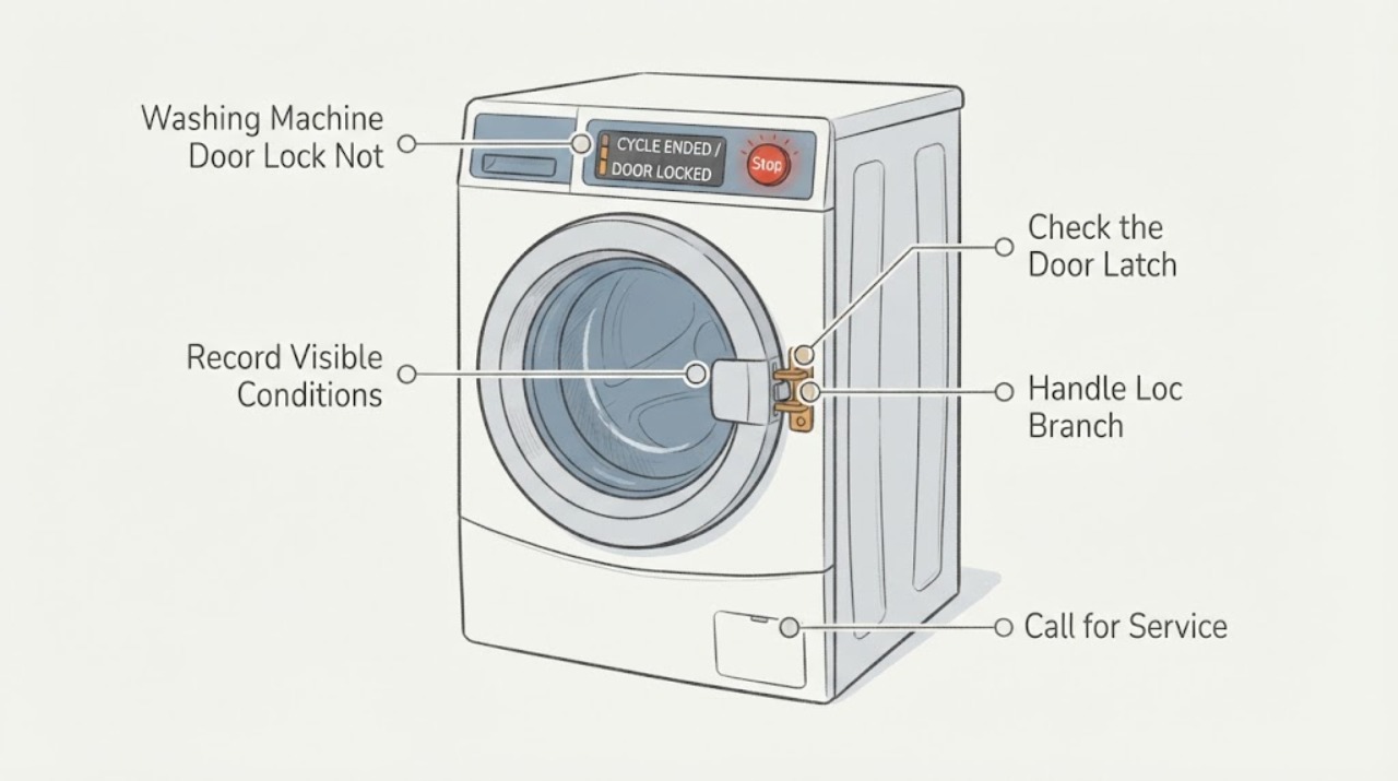 Washing Machine Door Lock Not