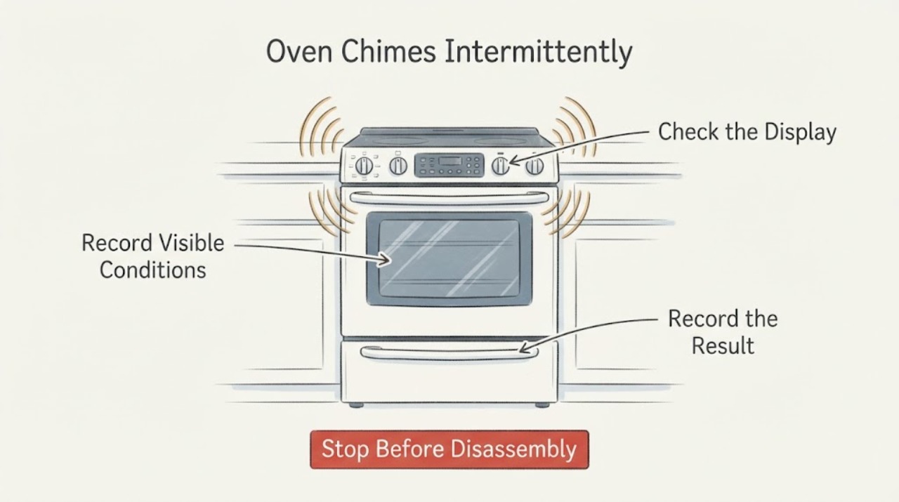 Oven Chimes Intermittently