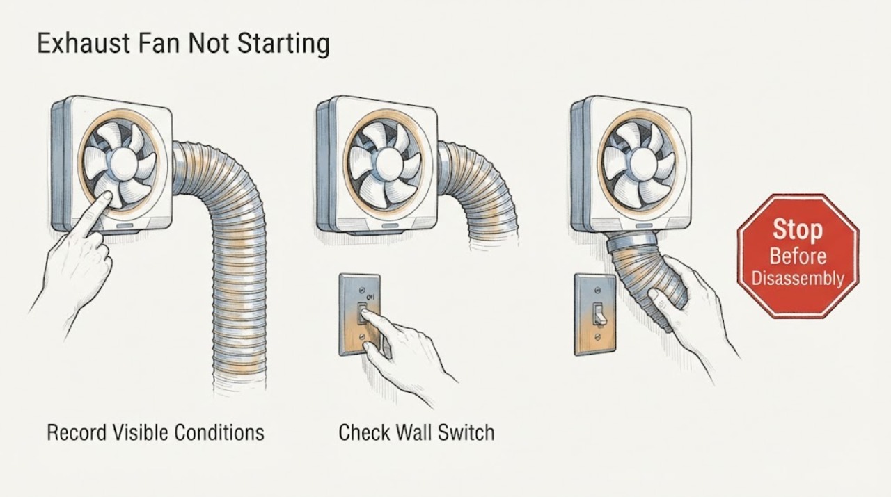 Exhaust Fan Not Starting