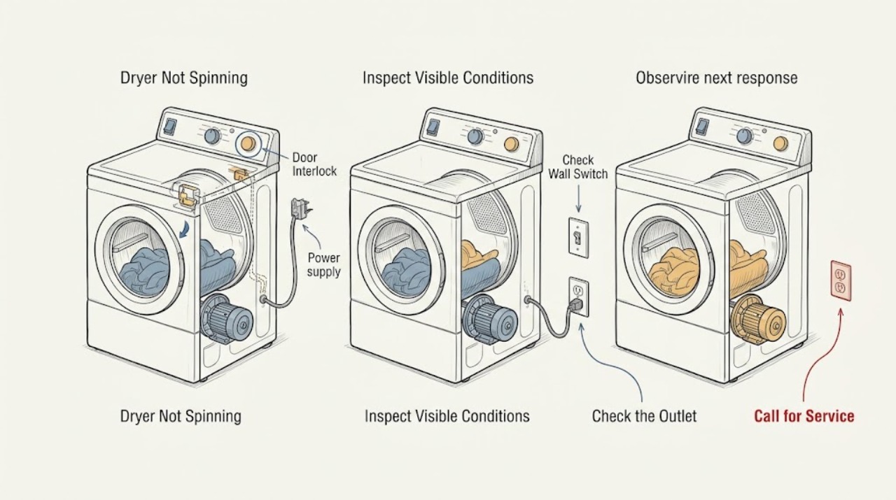 Dryer Not Spinning
