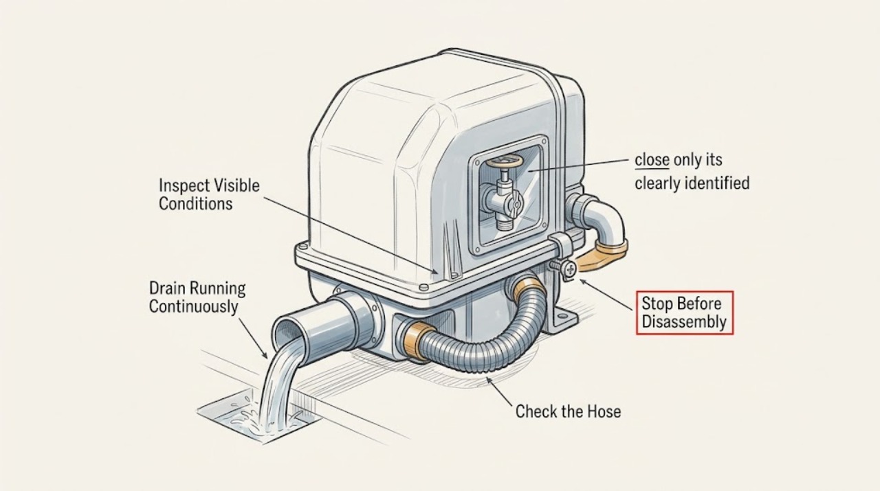 Drain Running Continuously