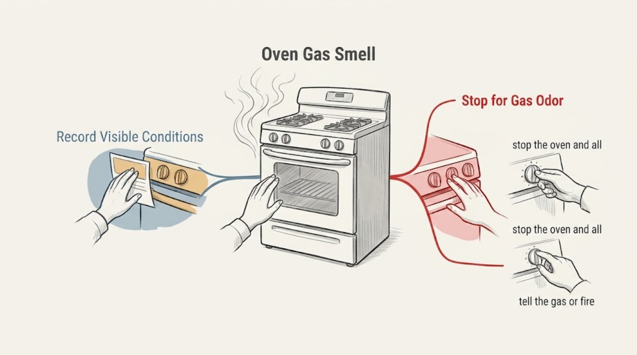 Oven Gas Smell