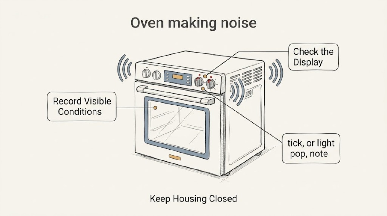 Oven making noise