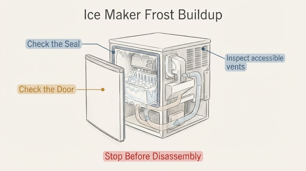 Ice Maker Frost Buildup