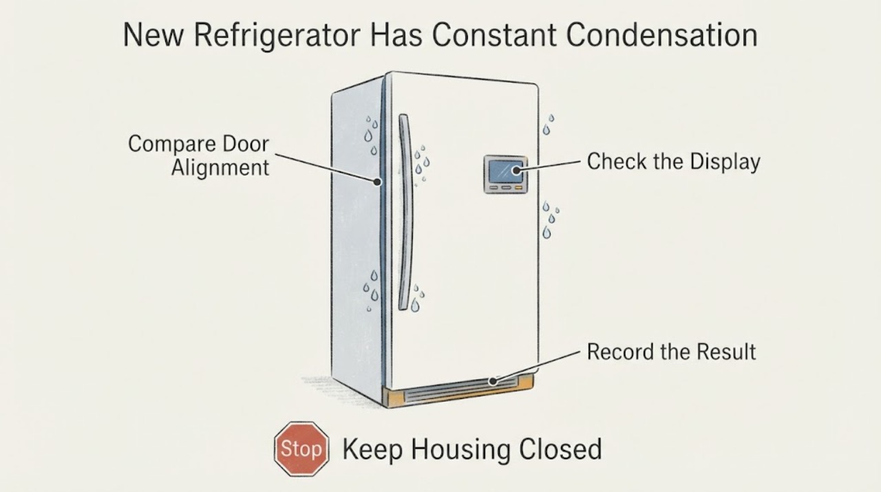 New Refrigerator Has Constant Condensation