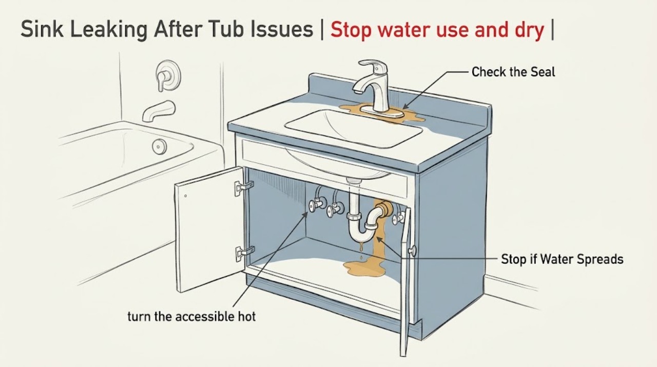 Sink Leaking After Tub Issues