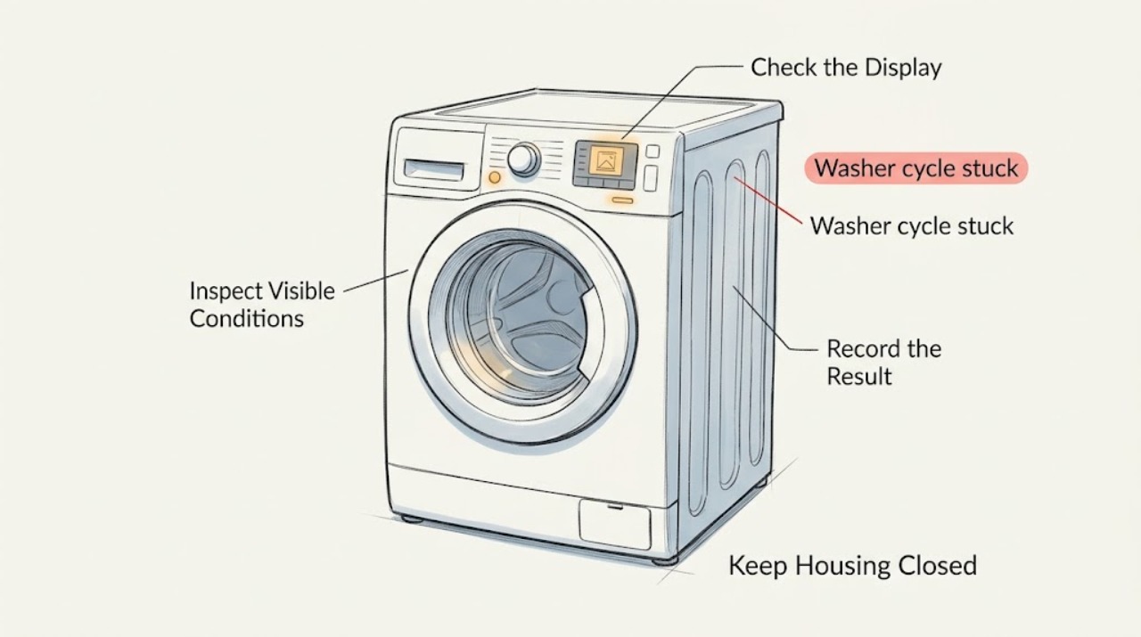 Washer cycle stuck