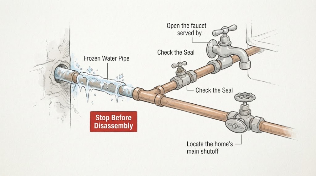 Frozen Water Pipe