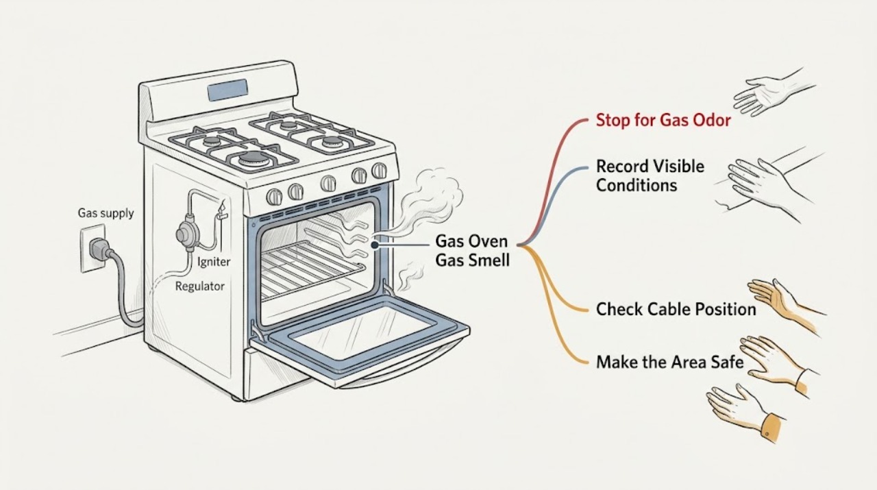 Gas Oven Gas Smell