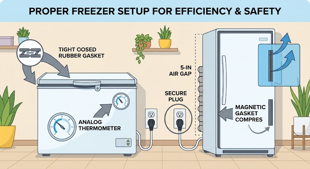 Danby Freezer Not Working: Check Power, Temperature, Door, Airflow, and Placement