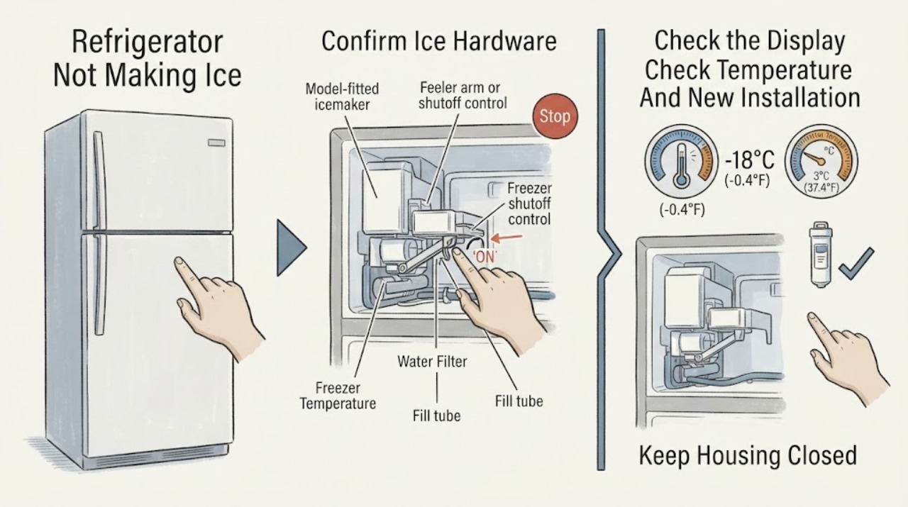 Refrigerator Not Making Ice