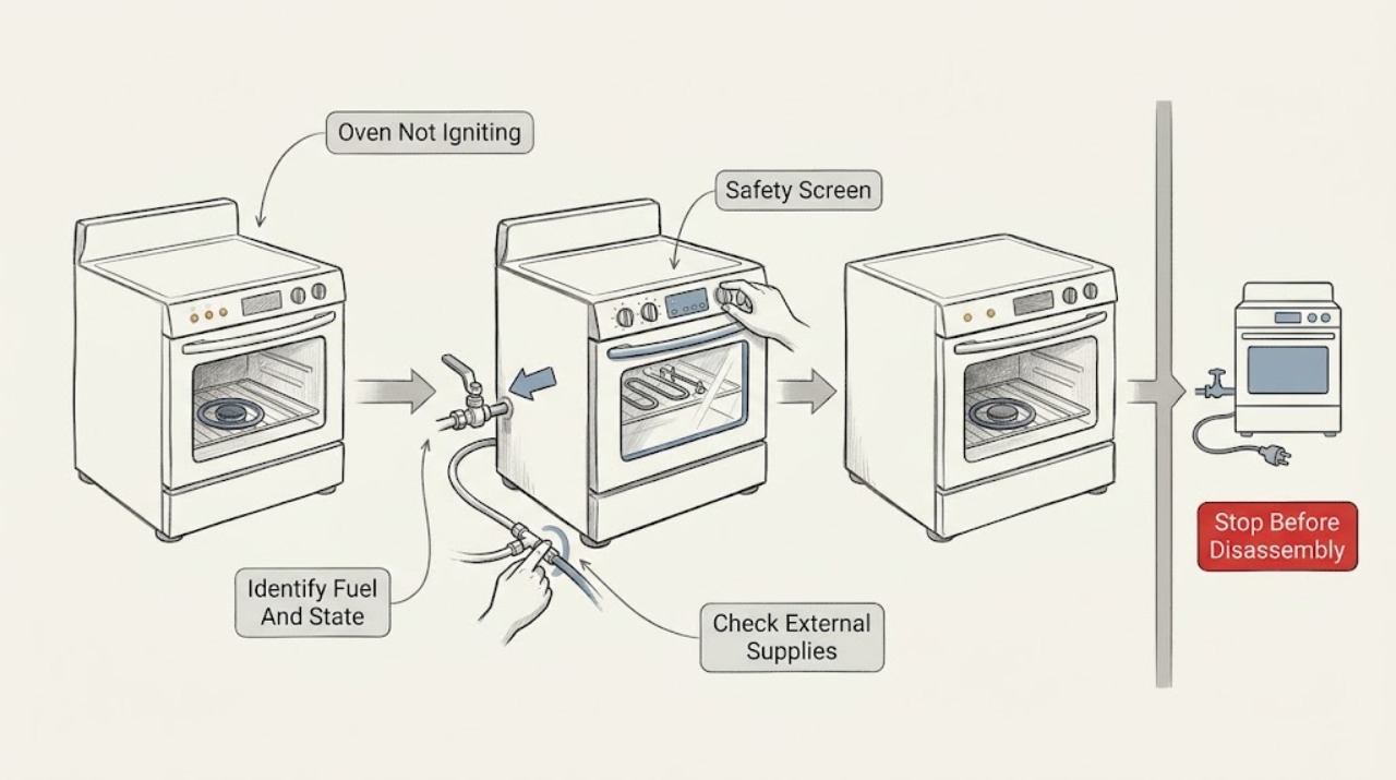 Oven Not Igniting