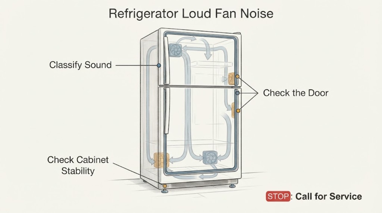 Refrigerator Loud Fan Noise