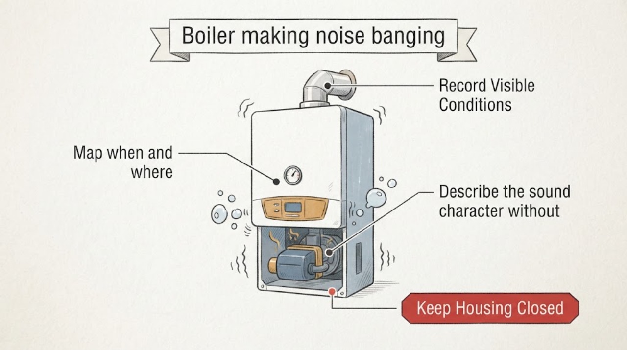 Boiler making noise banging