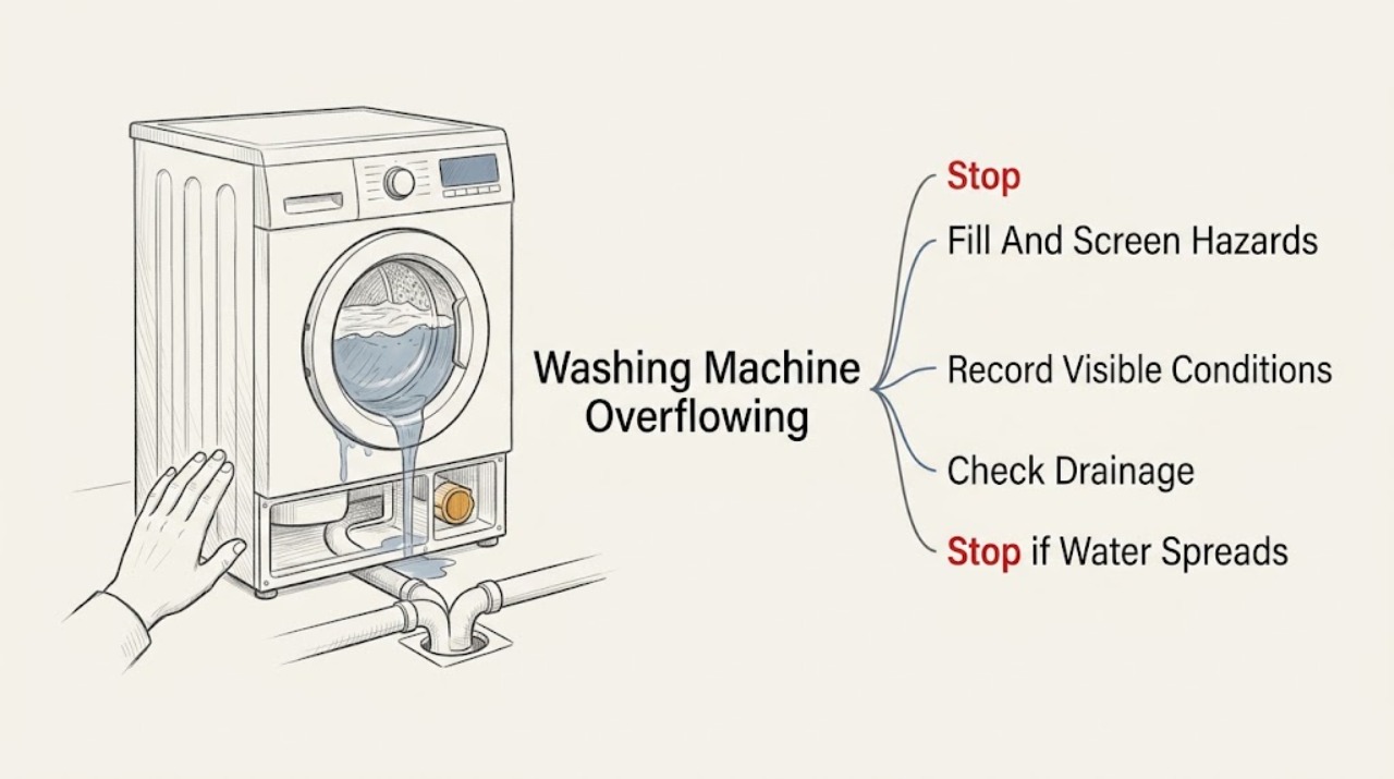 Washing Machine Overflowing