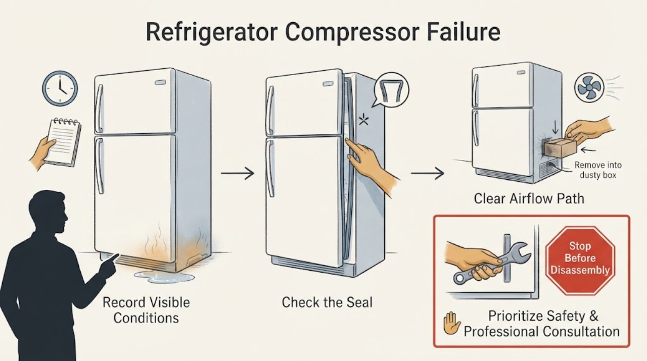 Refrigerator Compressor Failure
