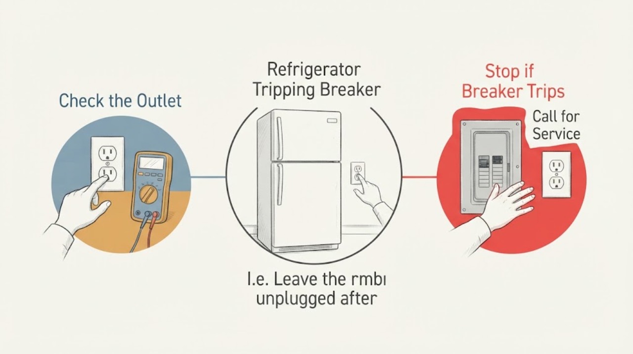 Refrigerator Tripping Breaker