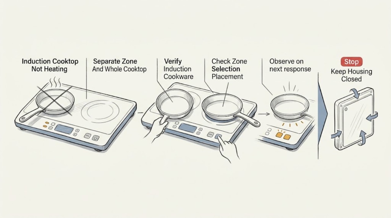 Induction Cooktop Not Heating