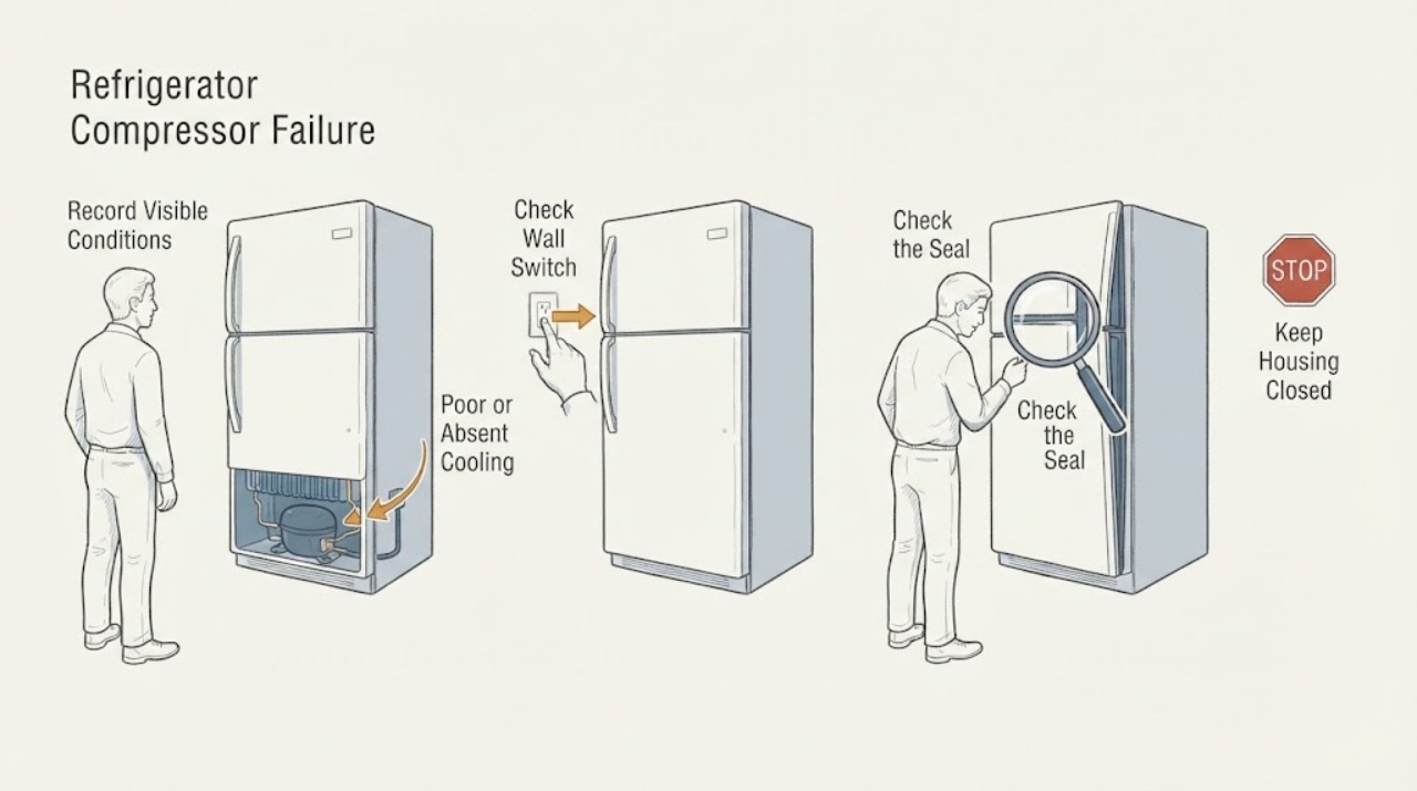 Refrigerator Compressor Failure
