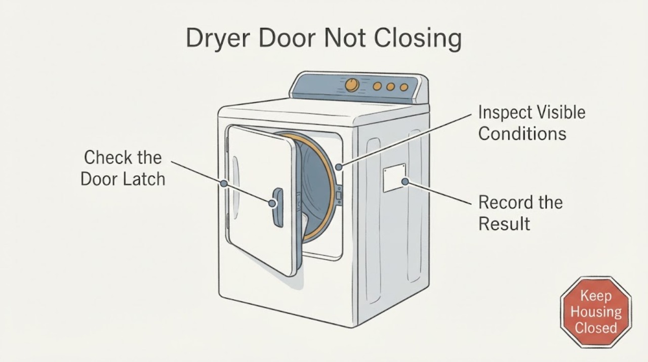 Dryer Door Not Closing