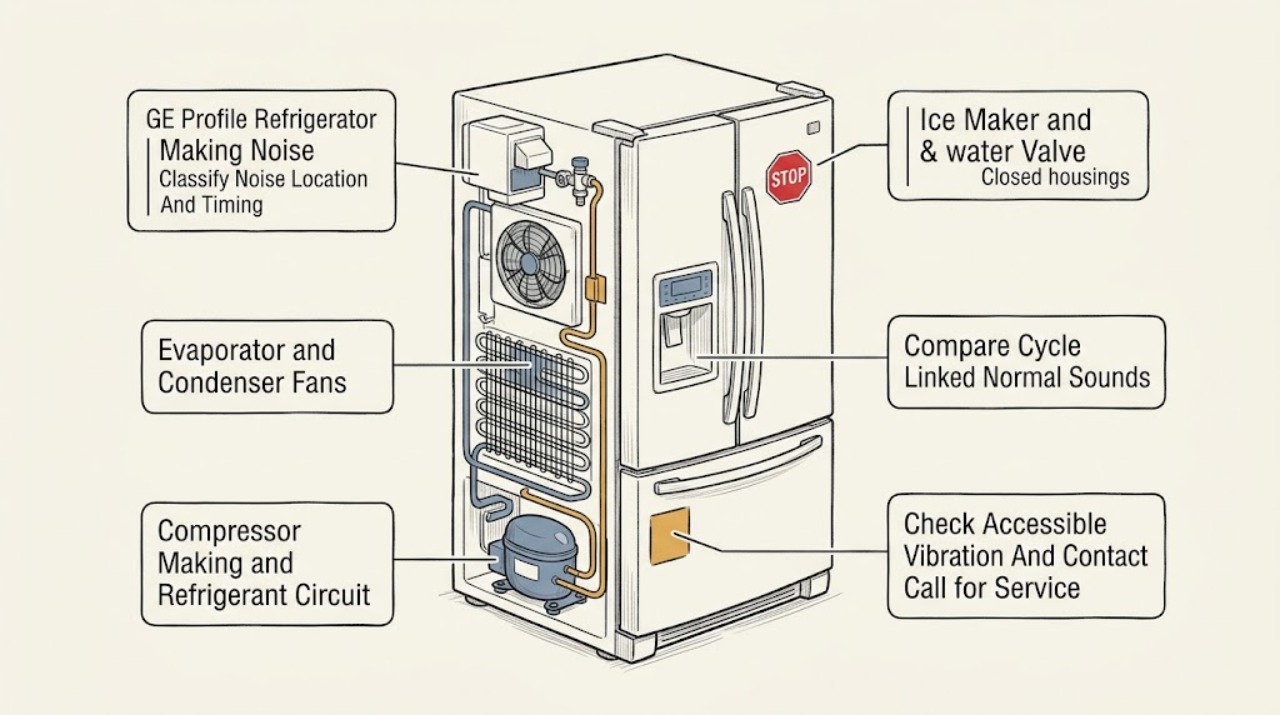 GE Profile Refrigerator Making Noise