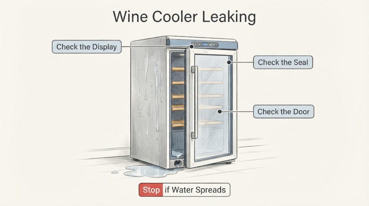 Wine Cooler Leaking