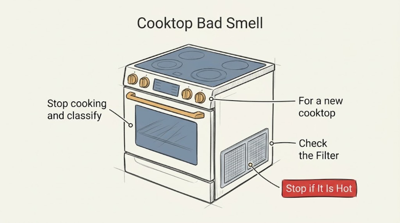 Cooktop Bad Smell