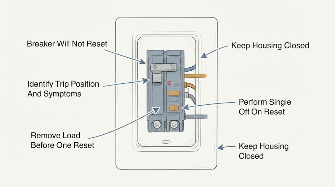 Breaker Will Not Reset