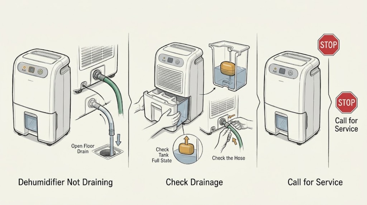 Dehumidifier Not Draining