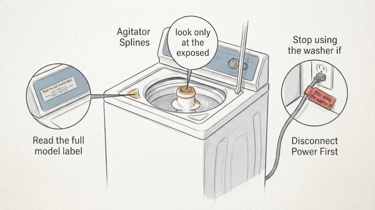 Agitator Splines