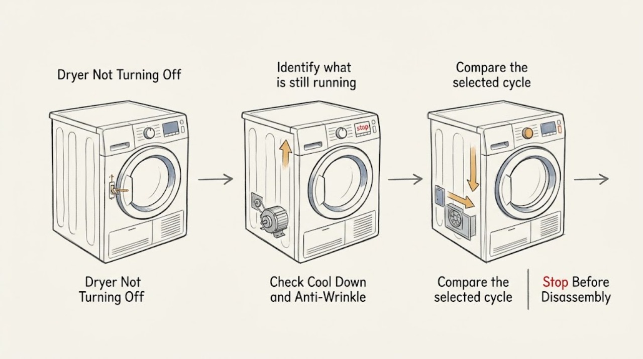 Dryer Not Turning Off