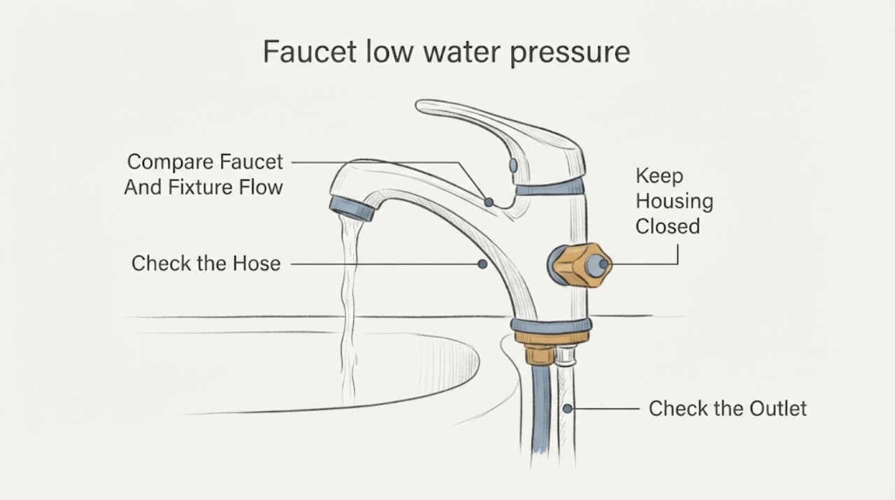 Faucet low water pressure
