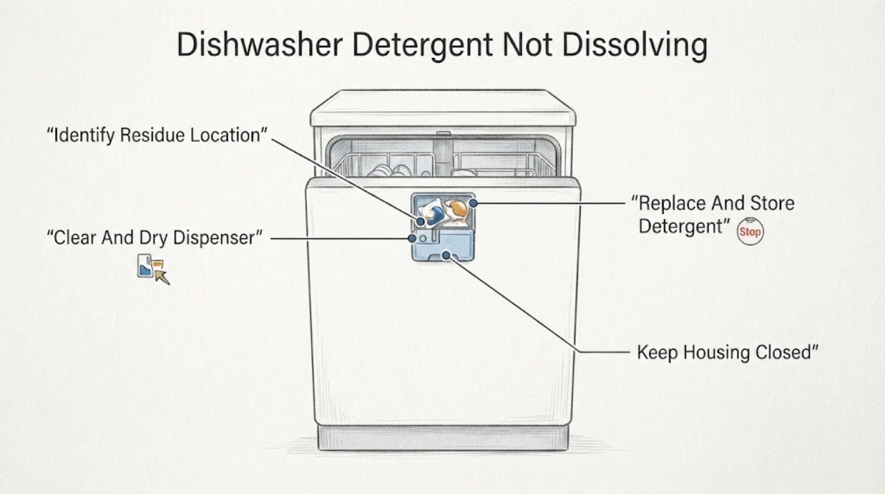 Dishwasher Detergent Not Dissolving