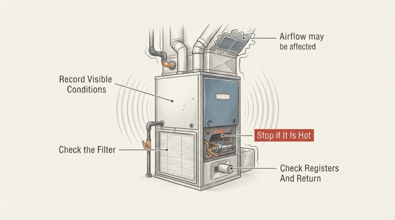 Furnace making noise airflow may